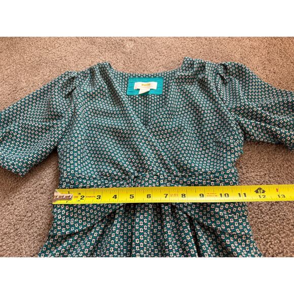 Anthropologie Maeve Keily Belted Dress Knee Length Preppy Classic Retro 00P - Picture 6 of 7